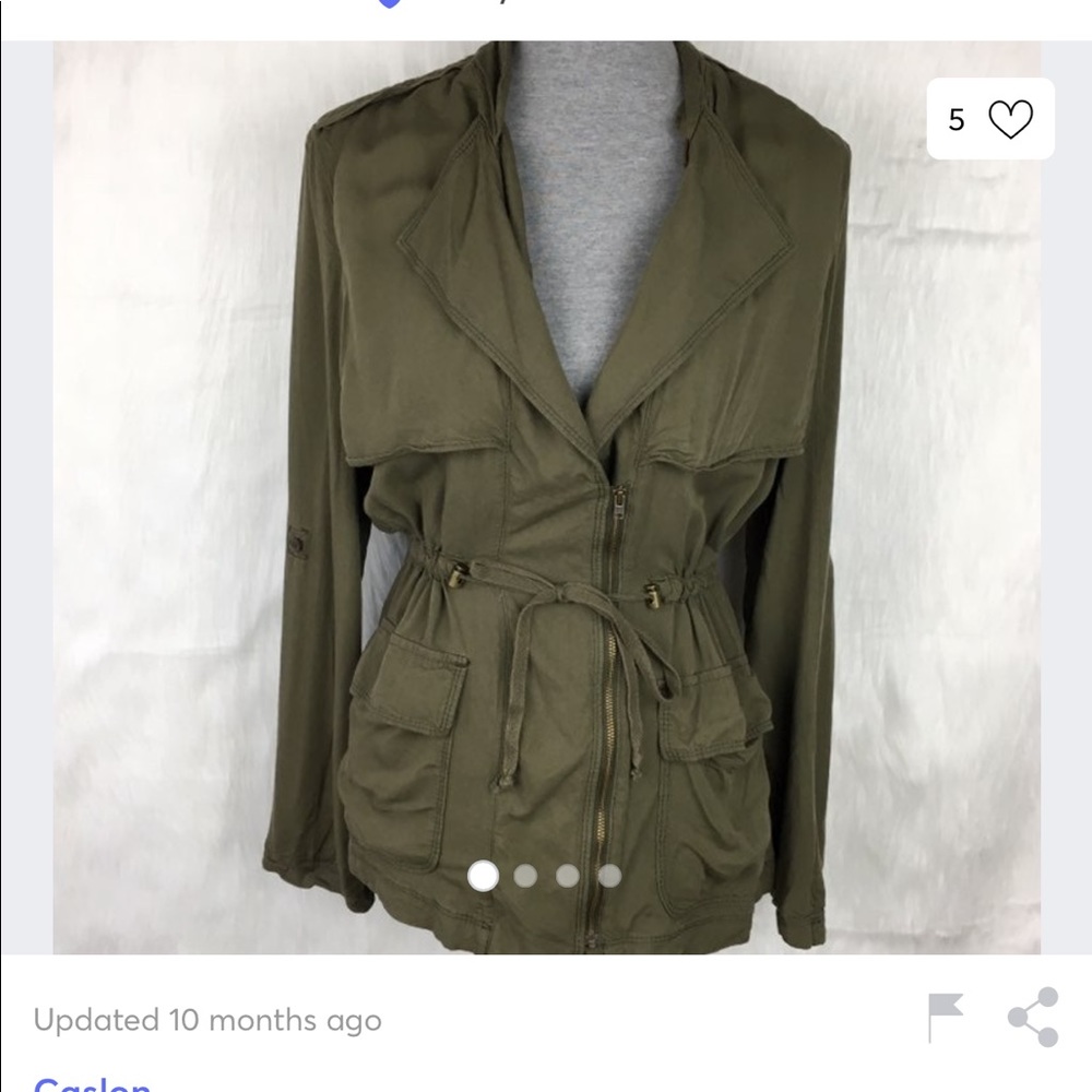 Caslon Olive green Jacket/Medium
